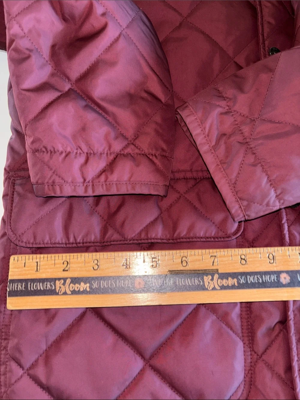 Polo Ralph Lauren Quilted Jacket Size L Riding Maroon Vtg Lined Polo Barn Jacket